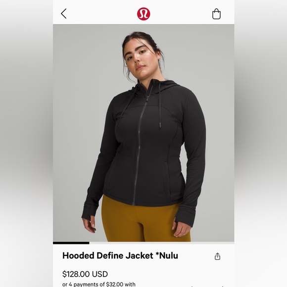 Lululemon- Hooded define Jacket *Nulu - Picture 7 of 7
